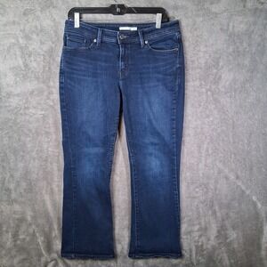 Levis 529 Curvy Bootcut Women's Size 12 Dark Wash Mid-Rise 31x30
